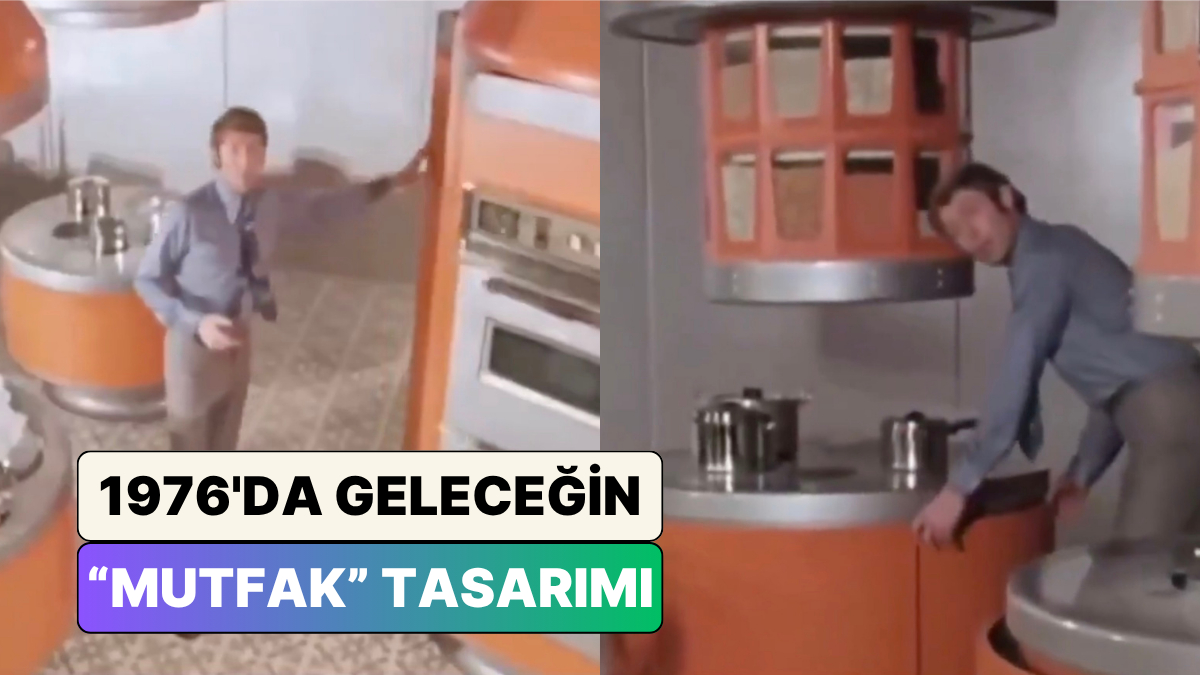 1976’da Çekilen Videodaki Geleceğin Mutfak Teknolojisi Tasarımı Beğeni Topladı
